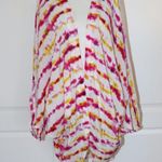 Anthropologie NWT  Pink Yellow  Dip Dyed Cocoon Kimono Photo 1
