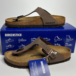 Birkenstock  Gizeh BS Thong Sandal in Mocha Birko-Flor (Narrow) Photo 0