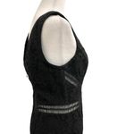 Lulus  Embroidered Floral Lace Mermaid Maxi Dress Gown Black size Medium Photo 7