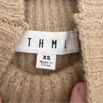 THML  Color Block Sweater Orange Brown Photo 6