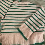 Peppermint Blue  Pink & Green Striped Sweater Photo 2