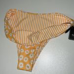 Zaful  floral Yellow Bikini Bottom. Size S Photo 3