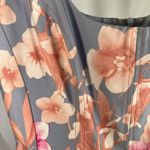 Nine West  Floral Dress Women's Size 8 Sleeveless Pink‎ Purple Blue Flowers Photo 1