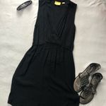 Anthropologie Maeve Libyan Shawl Dress Black Photo 1