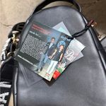 Nicole Lee  Black and White Graphic Backpack See My Sweetheart adjustable strap Photo 2