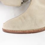 Anthropologie Matiko Mylvia Tan Suede Front Zip Ankle Boots Womens 6 Photo 5