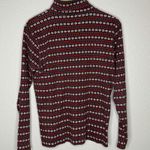 Liz Sport VTG Fair Isle Turtleneck Long Sleeve Shirt Womens S Snowflake Y2K 90s Photo 3
