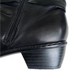 EUC Rieker Leather Ankle Boots Black Size 7 Photo 4