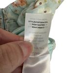 Lulus Weekend Impulse Light Blue Floral Ruffled Cropped Tank Top NWT Photo 5