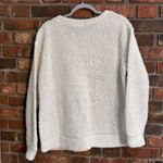 Miss Chievous Christmas holiday womans sherpa teddy bear cozy sweater cream 1X Photo 3