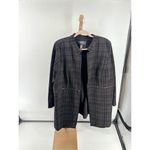 Alfani  Black on Black Stripped Grid Jacket Women’s Plus Size 18W NWT Photo 3