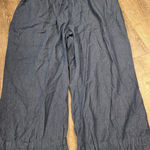 Woman Within  NEW Straight-Leg All-Cotton Pull-On 7-Day Elastic-Waist Jeans 30W Photo 0