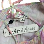 For Love & Lemons Floral Babydoll Kennedy Mini Dress Womens M Photo 6