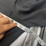 Madewell  Women's Black Ribbed pocket side slit t-shirt midi dress XL Photo 8