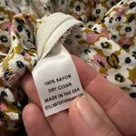 Stillwater  Floral Print Tie Front Blouse Size M Photo 4