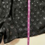 EXPRESS Vintage Y2K Black Polka Dotted Long Sleeve Romper Size S EUC Photo 7