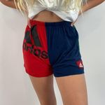 Custom Reworked Patchwork Shorts Red Size M Photo 0