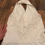 Haute Hippie Elegant White Halter Jumpsuit Photo 2