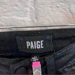 Paige  Verdugo Ankle Jeans Size 24 Night Violet Shimmer Coated Shimmer Holiday Photo 8