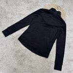 feat Women’s Half Zip Pullover Longsleeve Shirt High Neck in Black Size S Photo 6