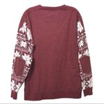 SOULSTAR dark‎ mauve white sweatshirt size XL Pink Photo 4