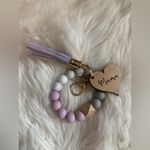 Lavender “Mama” Stretchy Keychain Purple Photo 0