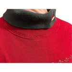 Gopher Sport Vintage 80’s/90’s Country Farm Style Red With Green Turtleneck Pull Size L Photo 7