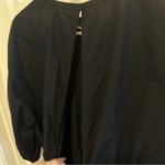 Sweaty Betty  Loren Poplin Romper Black Size Large Photo 6