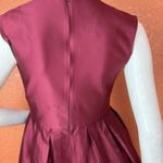 Chloé DAO CHLOE DAO Elegant Burgundy Sleeveless Dress With Side Pockets S 4. E74 Photo 1