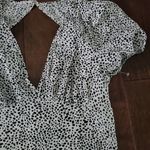 SheIn Black and white polka dots dress size medium by Photo 1