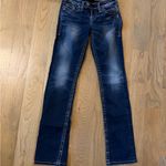 Silver Jeans Women's Silver Tuesday Baby Boot Denim Blue Jeans Size 24x33 Low Rise Photo 1