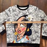 SANDONER 2018 limited edition graphic pullover top, RARE, plus size 2XL/3XL White Photo 7