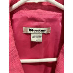 Peter Nygard Nygard Collection Blazer‎ Jacket Women's Size 14 Pink Silk Blend Photo 3
