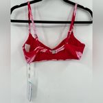 Seafolly 🆕 NWT  Fleur De Bloom Bralette Bikini Top Chili Red Floral Tropical 4 Photo 5