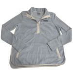 Vineyard Vines Shirt Womens Small Striped Blue White Terry The Shep Pullover Photo 0