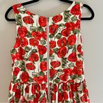Sunday in Brooklyn  Anthropologie Floral Red Roses Dress Size Medium Photo 7