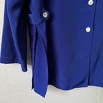 Career Workwear Womens Top XL Professional Corpcore Business Office Party Event Blue Photo 3