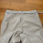 Ted Baker Cream Faux Leather Crops Size 10 Photo 5