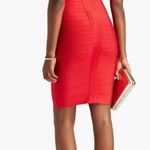 Herve Leger Hervé Léger Off Shoulder Tomato Red Bandage Dress $990 XL Photo 1