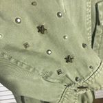 ZARA  Girls Parka Studded Cargo Jacket Military Green 11 12 Photo 12