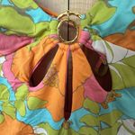 Trina Turk $162 NWT PLAYA DE FLOR PLUNGE MAILLOT Swimsuit Sz 14 Flutter Sl 1 Pc Photo 2