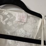 Adele Lace Maxi Bridal Robe with Slip White Photo 4