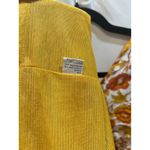 Floral Print Dress Yellow‎ Orange Smocked Waist Square Neck Boho Mini Short Yellow Size L Photo 8