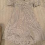 Altar'd State  Dress White Floral Mini Puff Sleeve Photo 3