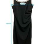 NWT Womens Rhinestone Embellished Backless Bodycon Midi Dress Sexy Party Club S Black Photo 3