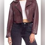 BLANK NYC NWT  Faux Leather Cropped Moto Jacket Photo 0