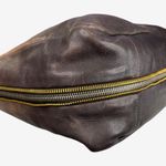 Prada  Ombre Leather Tote Bag Brown Gradient Large Satchel Shoulder Bag Photo 13