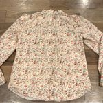 Rebecca Taylor La Vie  Floral Ruffle Mock Neck Size XS Photo 8