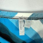 Old Navy Tank Top XXL Blue Stripe Button Vtg Y2K Indie Sleaze Coastal Retro 90s Photo 1