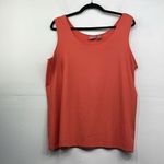 Chico's  Size 3 women's Coral Nylon Spandex tank top Photo 1